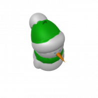 3d model - снеговик