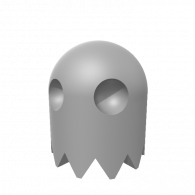 3d model - Pac Man Ghost