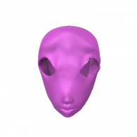 3d model - alien bjd pink