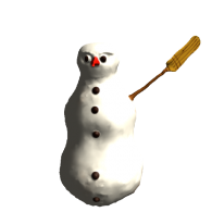 3d model - snowman