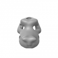 3d model - feline head base
