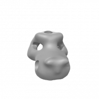 3d model - feline head base