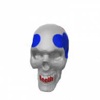 3d model - weird skull