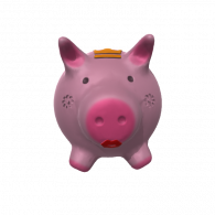 3d model - qween pig