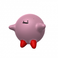 3d model - kirb >:3