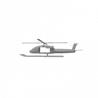 3d model - hélicoptère transport