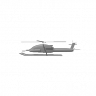 3d model - hélicoptère de combat