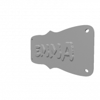 3d model - door name plate 6