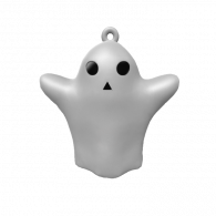 3d model - ghost key ring