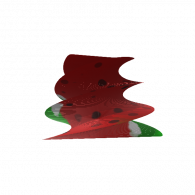3d model - watermelon vase