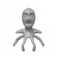 3d model - cursed head