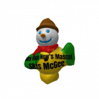 3d model - Snowman skis mcgee