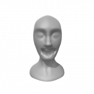 3d model - Zombie Face