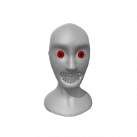 3d model - Zombie Face 5