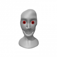 3d model - Zombie Face 5