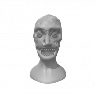 3d model - Zombie Face 6
