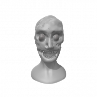 3d model - Zombie Face 7