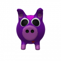 3d model - carinbg mom pig