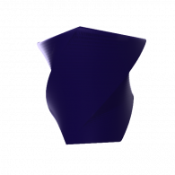 3d model - vase bleu