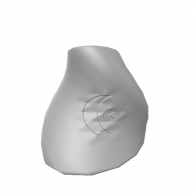 3d model - a strange vase