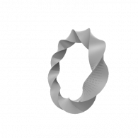 3d model - Ring swirl