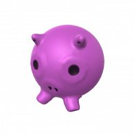 3d model - little pig