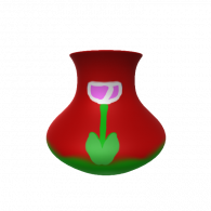 3d model - flower vase