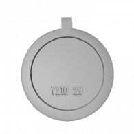 3d model - small circle rotating keychain