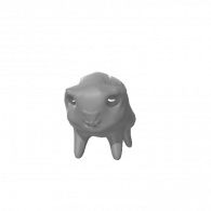 3d model - rock creature