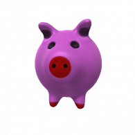 3d model - Little pig