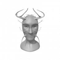 3d model - Demonio