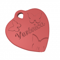 3d model - heart pendant