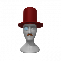 3d model - steampunk character