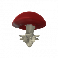 3d model - mushroom