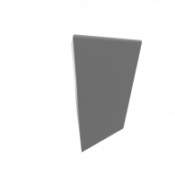 3d model - vase triangulaire