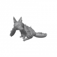 3d model - fox monster
