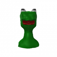 3d model - cursed kermit