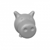 3d model - baby pig