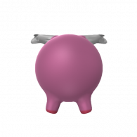 3d model - princess pig