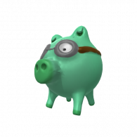 3d model - pilot pig