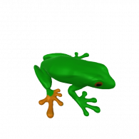 3d model - smaller frog boi