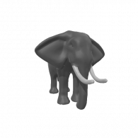 3d model - Elephant