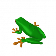 3d model - smaller frog boi