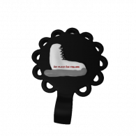 3d model - FLOWER PENDANT 4
