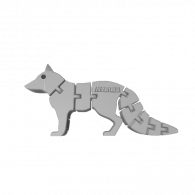 3d model - flexi fox