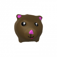 3d model - Cute bear