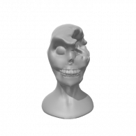 3d model - zombie head