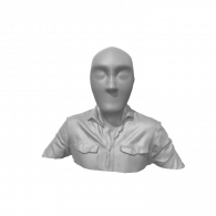 3d model - head and shoulders