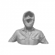 3d model - LN2 bald viewer