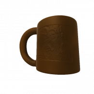3d model - taza de mucilago